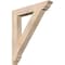 Ekena Millwork Traditional Traditional Smooth Bracket, Douglas Fir, 3 1/2"W x 24"D x 28"H BKT04X24X28TRA01SDF - alternate 1